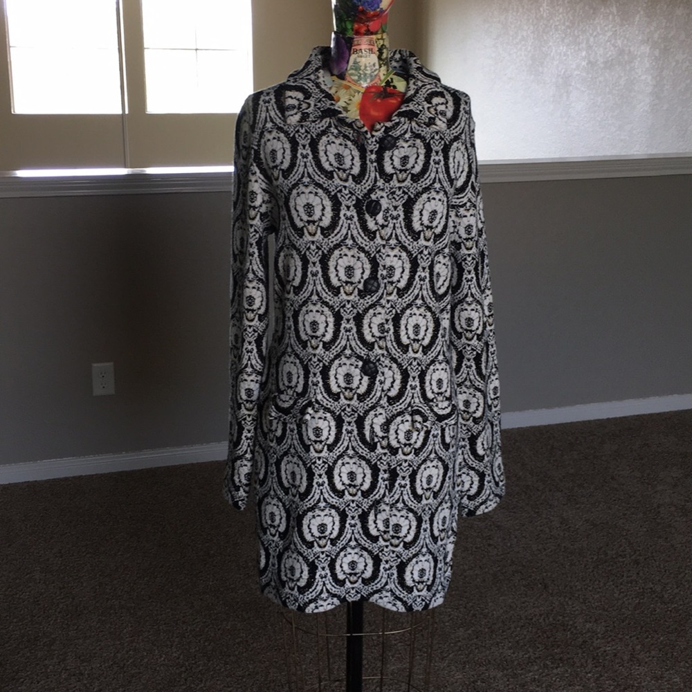 White black and gold caprice jacket